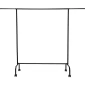 MAUL Kapstok MAULlimbo - metaal - B 1510 x D 500 x H 1560 mm - uittrekbare zijarmen - met wielen - zwart