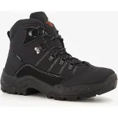 Mountain Peak leren heren wandelschoenen zwart maat 46