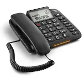 Gigaset DL380 Analoge telefoon Zwart Nummerherkenning
