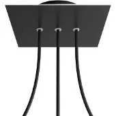 Creative Cables Krovnq203lf103 Rose-one Square Mat Zwart Rozenset
