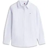 Tommy Hilfiger Blouse duifblauw / wit