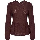 ONLY Shirt 'ONLGIAVANNA' chocoladebruin