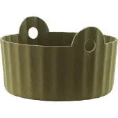 Normann Copenhagen Colu Basket opbergmand Ø44 cm Olive
