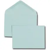 GPV Briefumschl„ge, C6, 114 x 162 mm, blau, gummiert