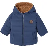 Vertbaudet Omkeerbaar donsjack met capuchon voor baby