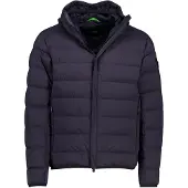 HUGO BOSS Tussenjas Boss Green donkerblauw met capuchon