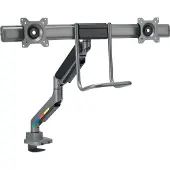 Kensington SmartFit Dubbele Monitor arm met Crossbar en Handgreep – Zwart