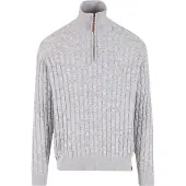 INDICODE JEANS Trui 'Rufus' lichtgrijs