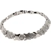 NAEMI Armband zilver / transparant