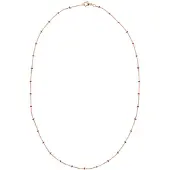 NAEMI Ketting goud / rood