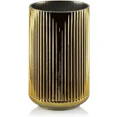 Mondex Serenite Gold Vaas H19cm - Elegante Glazen Vaas voor Droge Decoraties