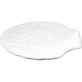 Wilmax Porseleinen Schaaltje Schelp 25,5 cm - Wit