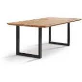 Infantil eettafel 11 220x4x100 cm zwart/U-vorm