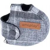 Amiplay London S Hondenriem Hoes - Grijs