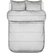 Marc O'Polo Dekbedovertrek Suvie Grey Mist Percal-260 x 200 / 220 cm | Extra Breed