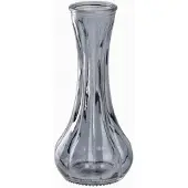 Mondex Serenite Vaas 4x6xh16cm voor 1 Bloem - Grijs Glas