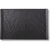 Wilmax England Wilmax serveerbord, 29,5 x 14,5 cm, zwart, van porselein
