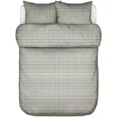 Marc O'Polo Dekbedovertrek Olle Denim Blue Flanel-260 x 200 / 220 cm | Extra Breed