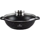 Zilner Lage Marmite 28cm - Antiaanbaklaag, Ovenbestendig, Aromaknop