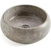 Allibert Waskom Badkamer Ergo - Natuursteen - Rond - Grijs Marmer - 42cm