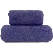 Greno Emma 3 Badhanddoek 50x100cm Marineblauw 100% Katoen