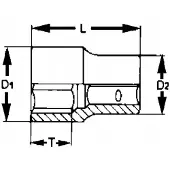 Teng Tools Ketel 32 mm - Chroom-molybdeenstaal