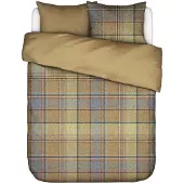 Essenza Meau dekbedovertrek Camel - 50% lyocell, 50% geborsteld katoen - 260 x 220 cm