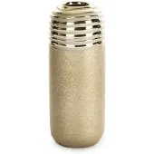 Eurofirany Elara Decoratieve Vaas 10x10x25 cm Goud Keramiek