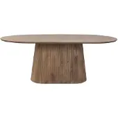Giga Meubel Eettafel Salvador Naturel Ovaal 160cm