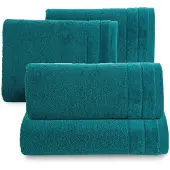 Eurofirany Turkoois bedekte handdoekenset (2x 70x140cm + 2x 50x90cm, 500 GSM)