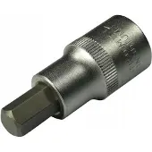 Condor Dopsleutel 1/2" aandrijving, 7mm inbus, 55mm lengte