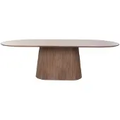 Giga Meubel Eettafel Salvador Walnoot Ovaal 160cm