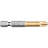 Neo Tools PZ3 Schroefbit 50mm HEX 1/4" S2 TiN Staal