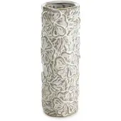 Eurofirany Decoratieve Vaas Naira 9x9x26 cm Crème Keramiek