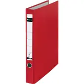 Leitz ringmap 1014, A4, 35 mm, PP, rood