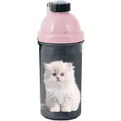 Paso Leuke Katten Bidon voor Meisjes - 500 ml Schoolfles