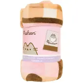 Pusheen Flanellen Deken 130x160 cm Roze - Zacht & Knus