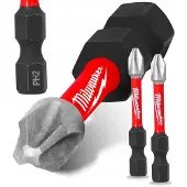 Milwaukee Impact Bit PH2 50mm - 2 Stuks, Magnetisch