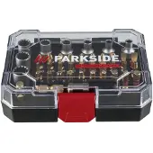 Parkside Performance 40-delige Bitset met Dopsleutels en Adapter