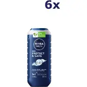 Nivea 6x men Protect & Care Shower Gel 250 ml