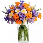 Altom Design Lilia Glazen Vaas 30cm - Stijlvolle Bloemendecoratie