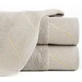 Eurofirany Luxe Badhanddoek Evita 70x140cm - 100% Katoen, Zilveren Draad
