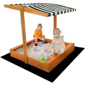 Baby Mix zandbakhoes canvas 120x120 cm groen - Zonnezeil