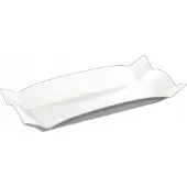 Wilmax Wit Porseleinen Bord Rechthoekige Sjaal 32x15cm