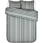 Essenza Dekbedovertrek Donna Global Grey Satijn-200 x 200 / 220 cm | 2-Persoons