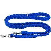 Champion Gevlochten Hondenlijn 2.5m Verstelbaar Blauw