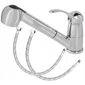 Diamond Bermuda Keukenkraan Chroom - Uittrekbare Douche