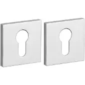 Aprile Clinder rozet vierkant 50X50X7mm chroom gepolijst