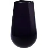 Krosno Rijfelyne Vaas 30cm Zwart - Massief & Elegant