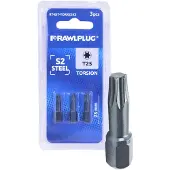Rawlplug Torx T25 Bits 25mm 3 Stuks - Hoge Kwaliteit
